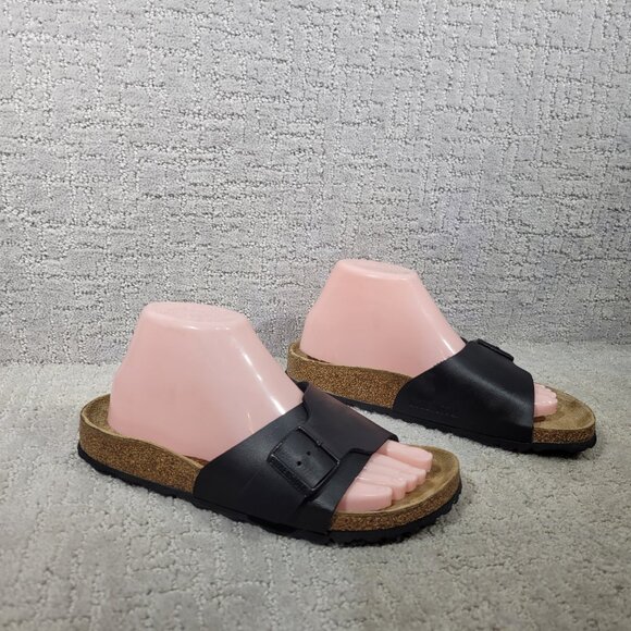 Birkenstock Catalina Unisex Size EU 39 US L8 M6 Black Slip On Slide Sandals - Picture 10 of 10